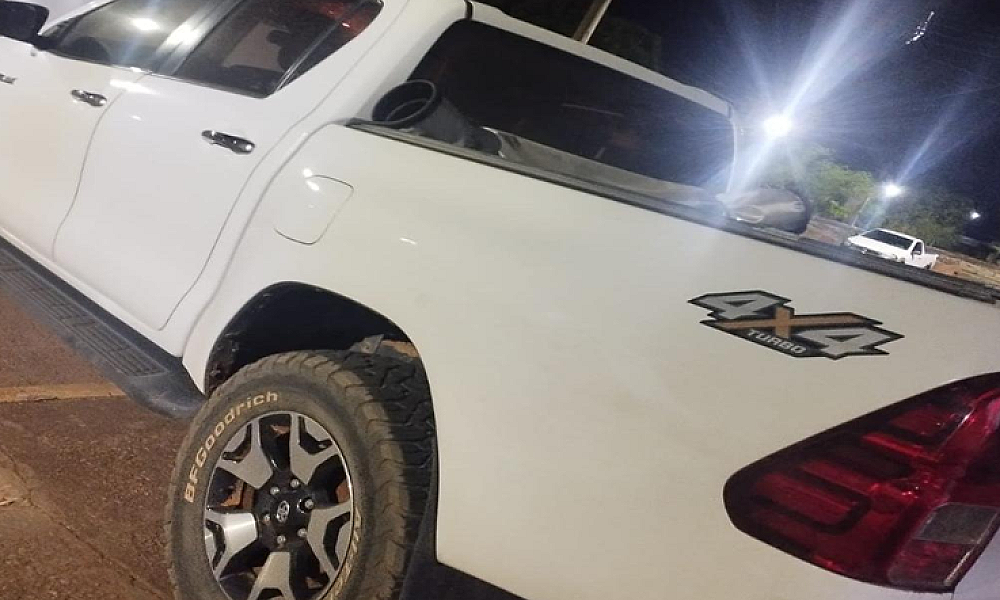 Homem é preso com caminhonete furtada e documentos falsos em Curvelândia