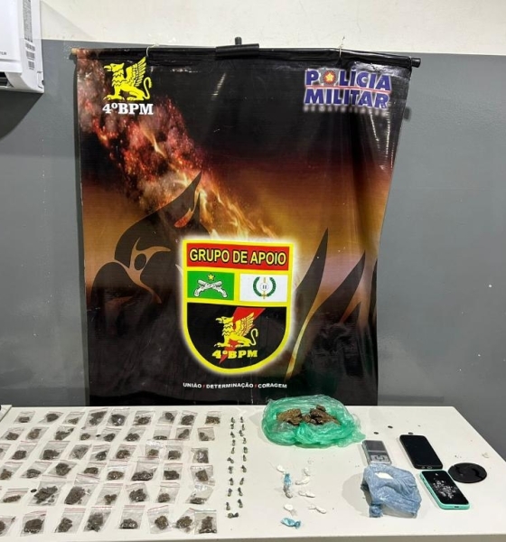 Polícia Militar prende faccionado por tráfico de drogas em Várzea Grande