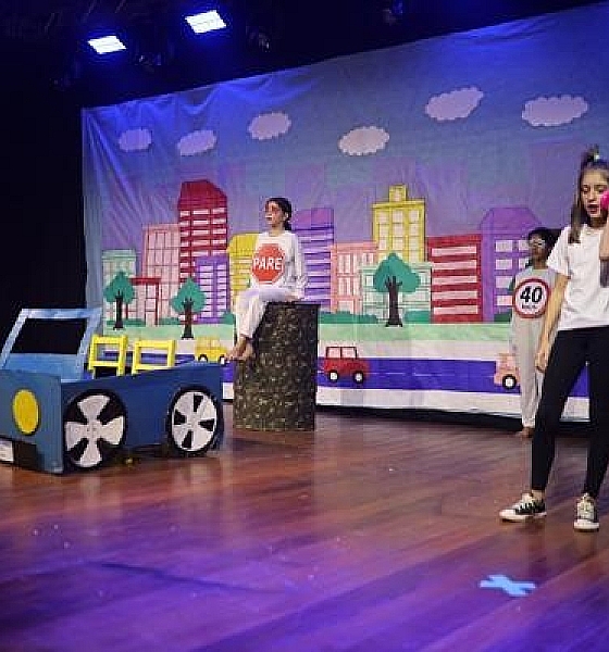 Cine teatro Cuiabá é palco da final da 20ª edição do Festival Estudantil de Teatro para o Trânsito