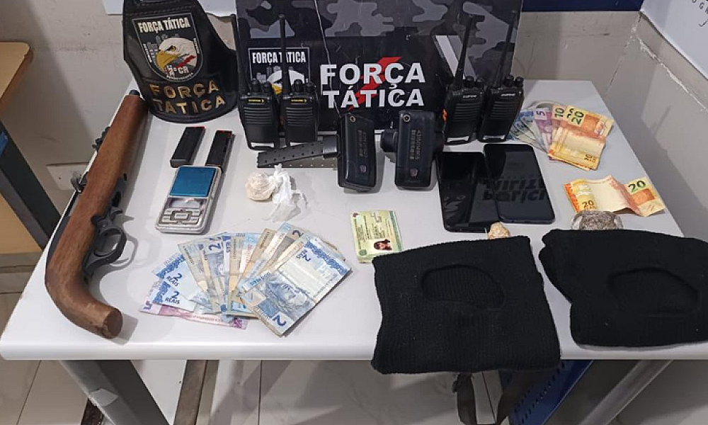 Cinco faccionados são detidos pela Força Tática em Cuiabá