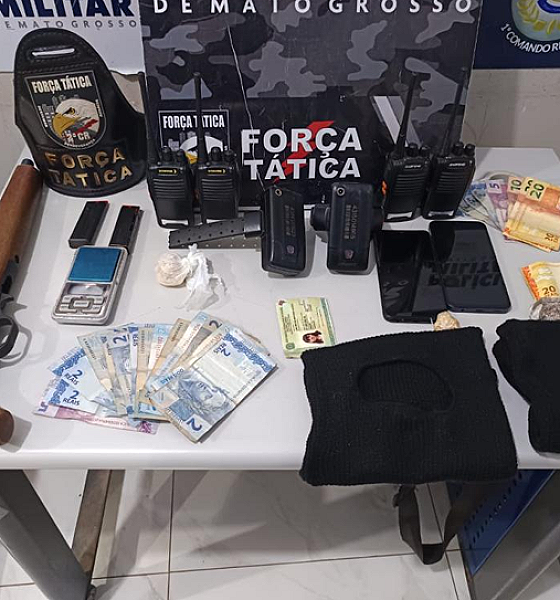 Cinco faccionados são detidos pela Força Tática em Cuiabá