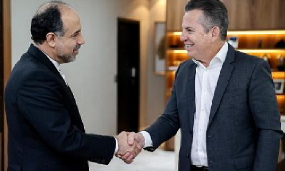 Governador apresenta potencial para novos investimentos em MT ao embaixador do Irã