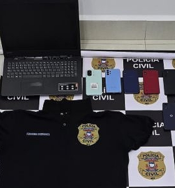 Polícia fecha central de golpes; falso policial é preso por extorsão