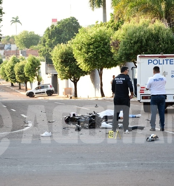 Motociclista morre em colisão com carro conduzido por motorista embriagado e sem habilitação em Rondonópolis