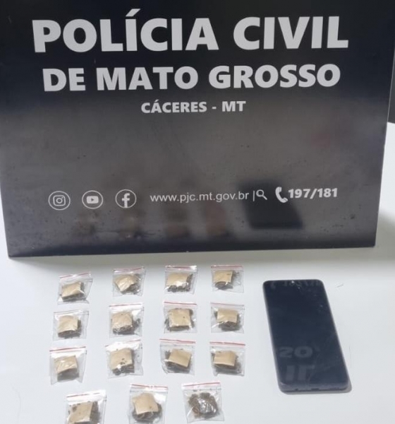 Polcia Civil fecha boca de fumo que funcionava em ferro-velho em Cceres