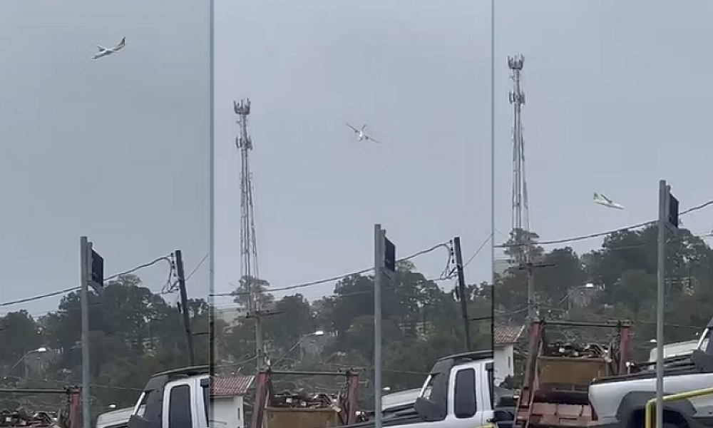 Avião com 62 pessoas cai em Vinhedo, no interior de São Paulo