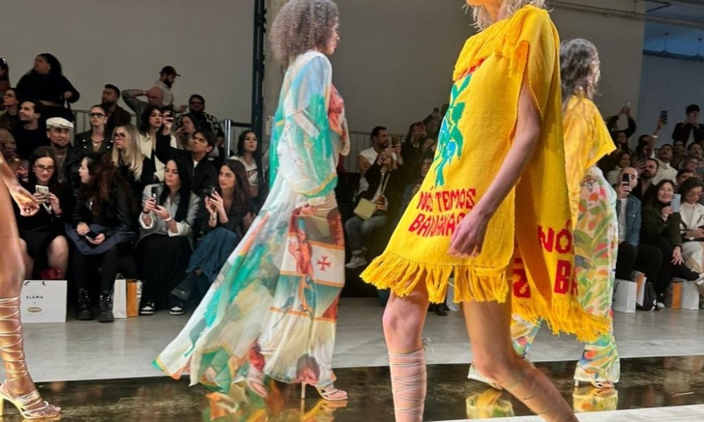 Peças das Redeiras de Limpo Grande chegam às passarelas do São Paulo Fashion Week
