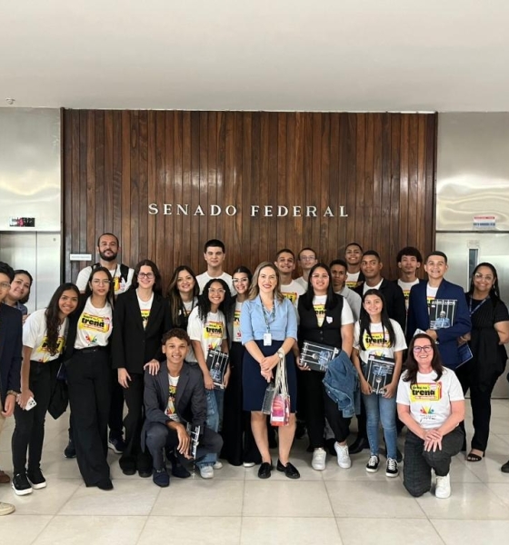 Estudantes da rede estadual visitam Senado Federal e Câmara dos Deputados nesta terça-feira (4)