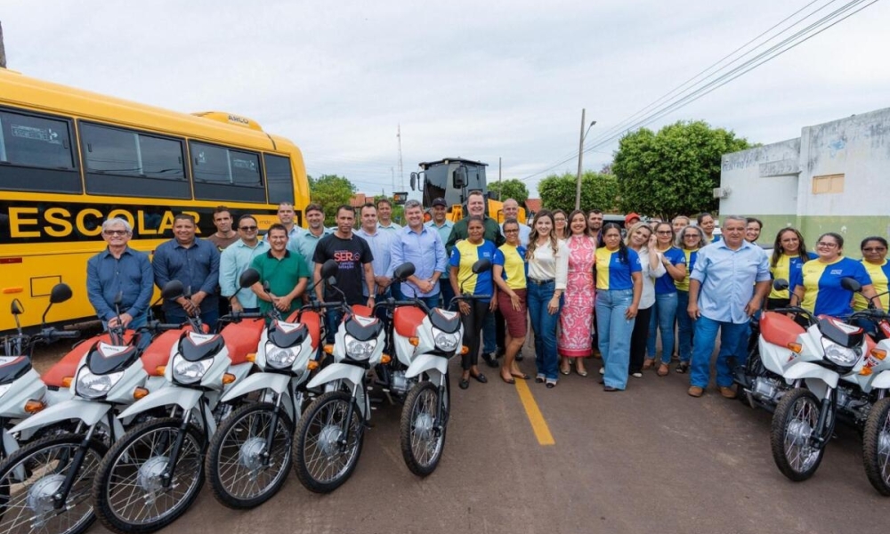 Deputado Max Russi entrega motocicletas a agentes de saúde e endemias em Novo São Joaquim