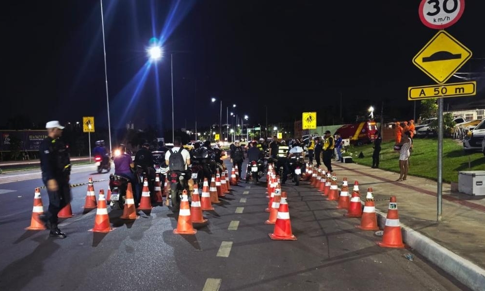 Quatro pessoas são presas em Cuiabá durante operação de fiscalização com foco em motocicletas