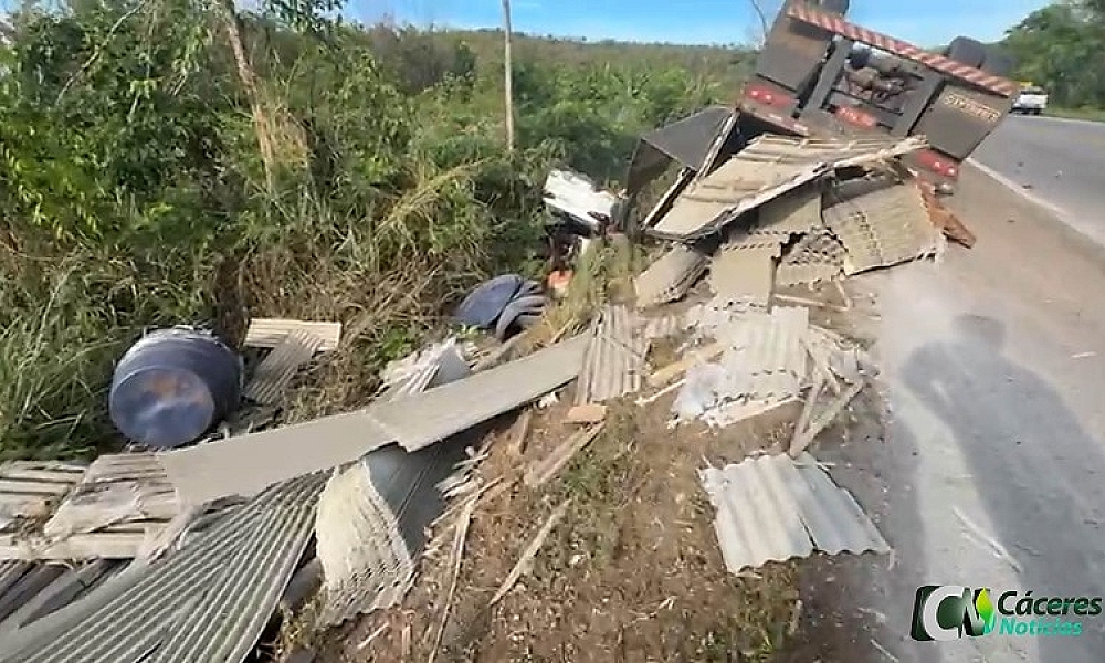 Acidente na BR-070 deixa feridos e mobiliza operação de resgate 