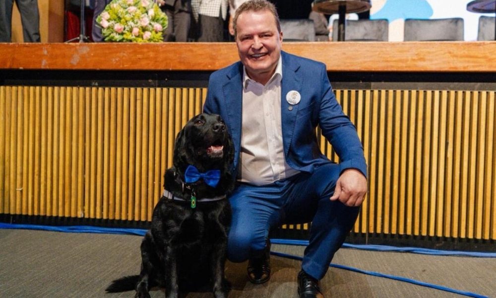 Max Russi anuncia construção do 1º hospital veterinário público de Mato Grosso durante o Summit 2025