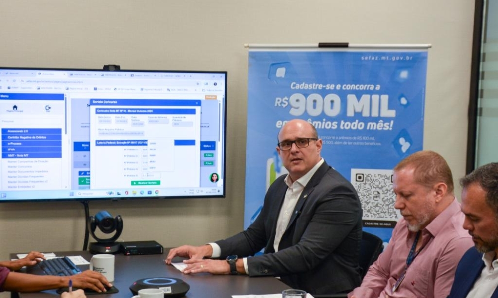 Prêmios de R$ 100 mil do Nota MT saem para moradores de Sinop e São José do Rio Claro