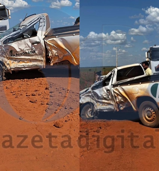 Motorista morre após colidir com carreta em estrada de chão na MT-109