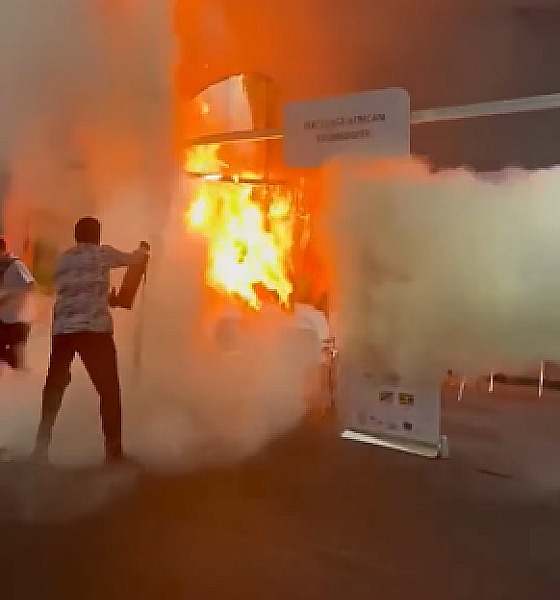 Fogo atinge área da Blue Zone na COP30 em Belém e provoca evacuação total do evento