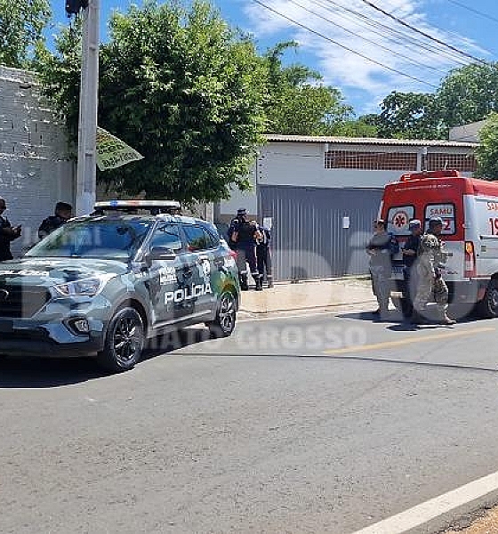 Segurança em surto se rende após quatro horas de negociação na 5ª Ciretran de Várzea Grande