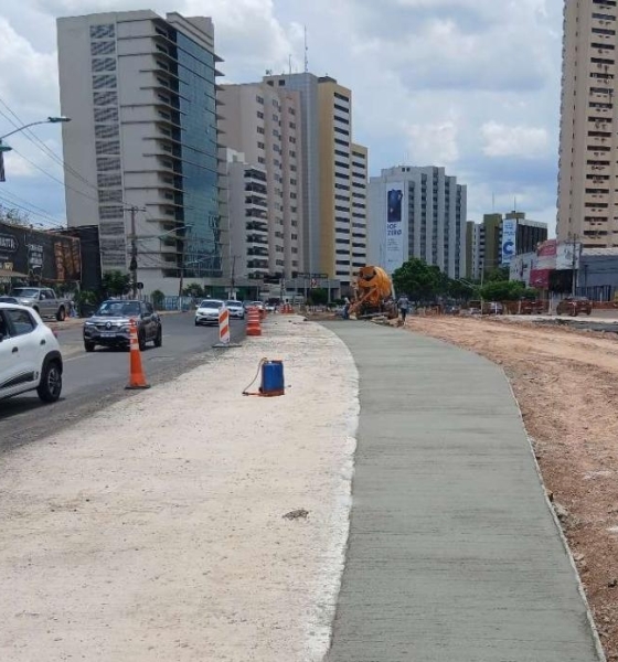 Obras de implantação do Sistema BRT estão com 5 frentes de serviço em andamento