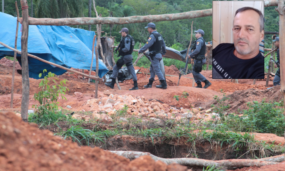 Trabalhador morre atingido por retroescavadeira em área de garimpo em Juína