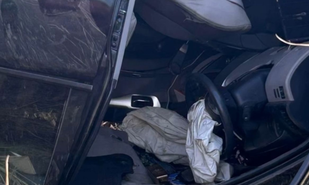 Carro capota na rodovia entre Chapada e Cuiabá e deixa dois feridos