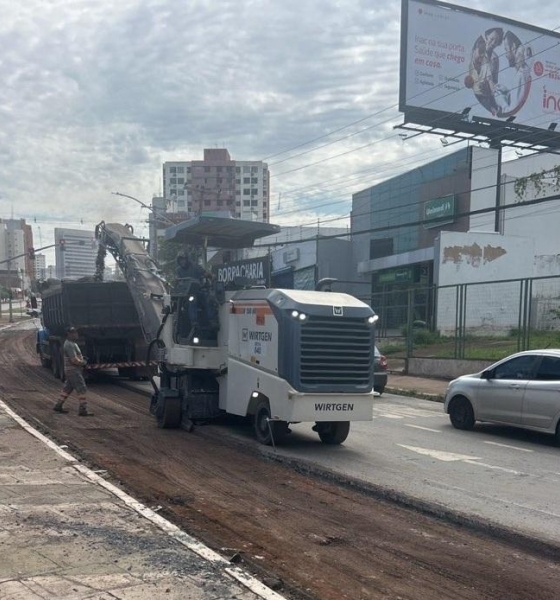 Obras vão recuperar asfalto de avenidas e melhorar drenagem em Cuiabá