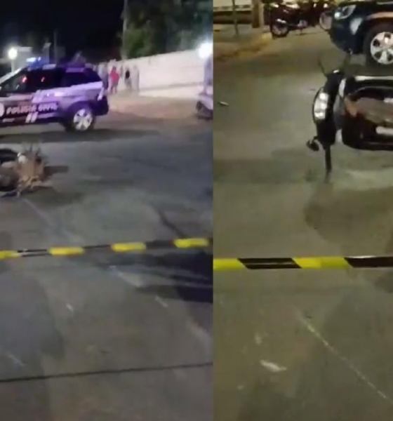 Adolescente de 15 anos morre em acidente envolvendo motoneta e caminhão