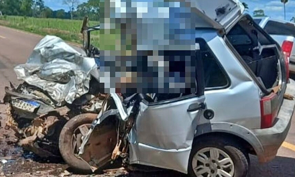 Colisão frontal na MT-250 deixa vítima fatal e mobiliza equipes de resgate (Vídeo)