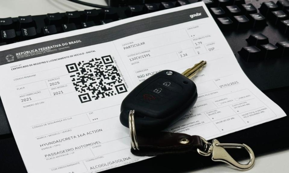 Em 2025 mais de 1,7 milhão de veículos do Estado foram licenciados de forma 100% online