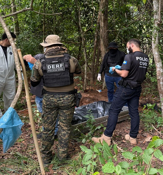 Polícia Civil encontra cemitério clandestino ligado a facção criminosa