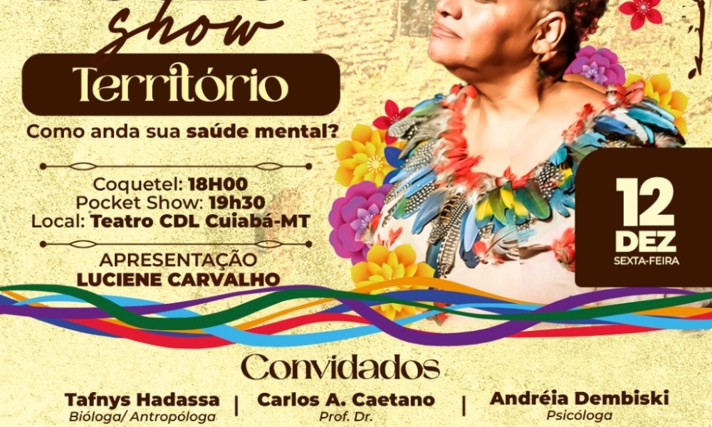 Pocket Show Territrio promove evento gratuito sobre sade mental da populao negra em Cuiab