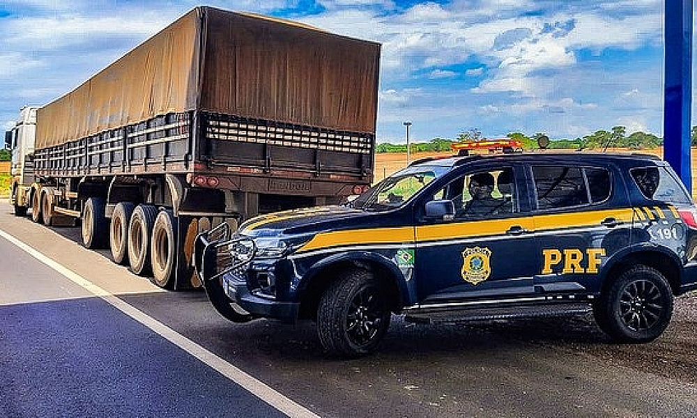 Fiscalização da PRF apreende veículos adulterados e com falsificação de identificação em MT