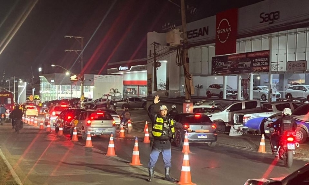Operao Lei Seca resulta na priso de trs condutores por embriaguez em Vrzea Grande