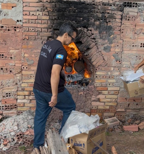 Polícia Civil incinera mais de 55 kg de drogas em Água Boa