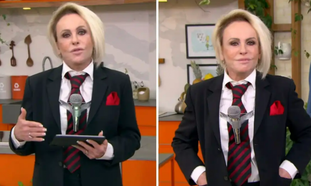 De terninho e microfone, Ana Maria faz homenagem a Silvio Santos