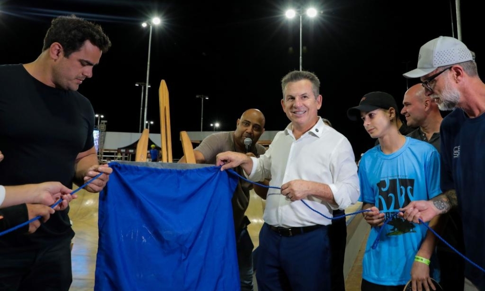 Governo de MT inaugura Skate Park considerado o maior da América Latina