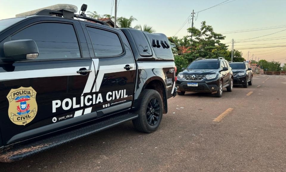 Polícia Civil cumpre dois mandados de busca e apreensão em Mato Grosso em apoio à Polícia Civil de Goiás