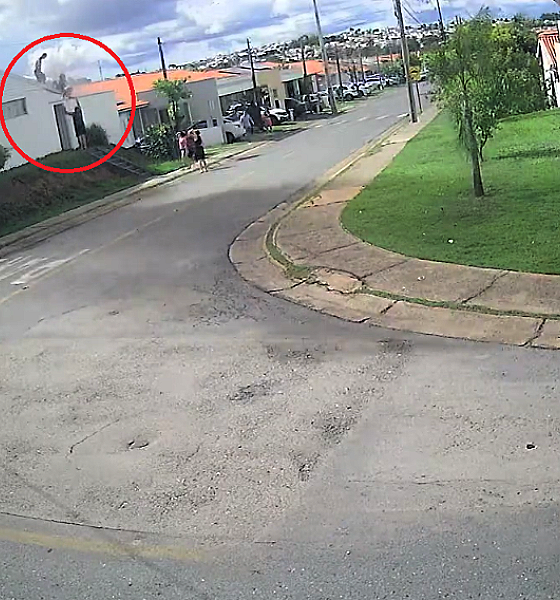 Obrigado é pouco. Ele me salvou, diz moradora resgatada em incêndio em Cuiabá(Vídeo)