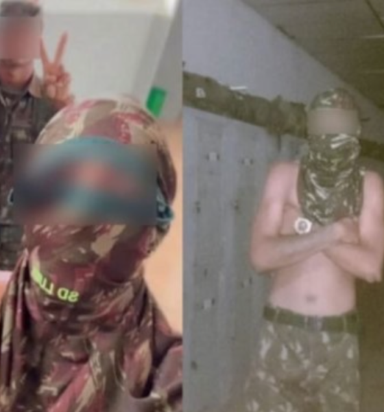Exército: soldados são fotografados de balaclava e fazendo sinal do CV
