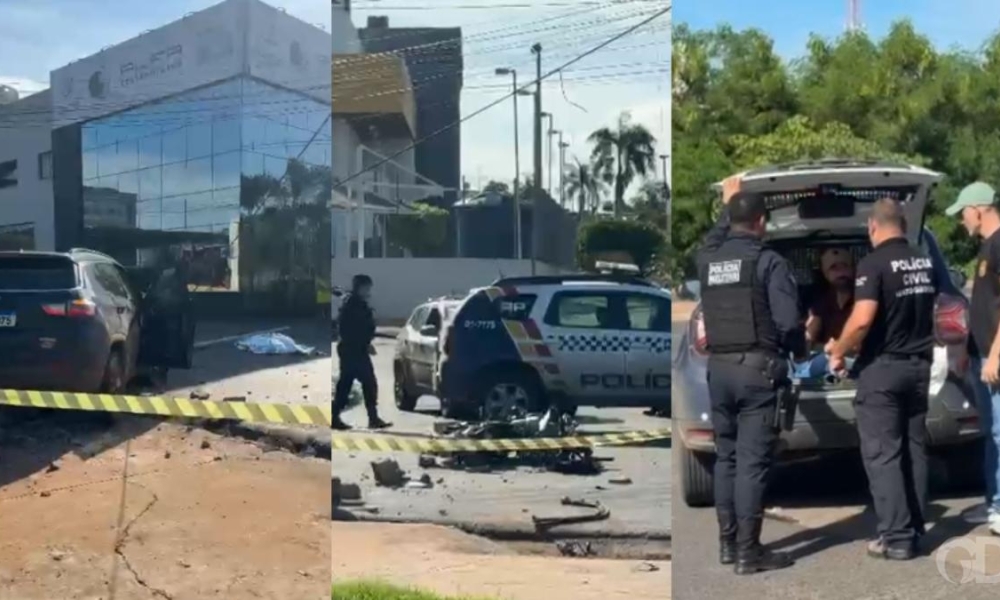 Motociclista morre após ser atingido por carro na Avenida Miguel Sutil, em Cuiabá