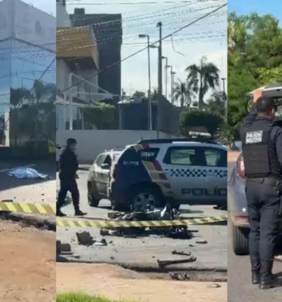 Motociclista morre após ser atingido por carro na Avenida Miguel Sutil, em Cuiabá