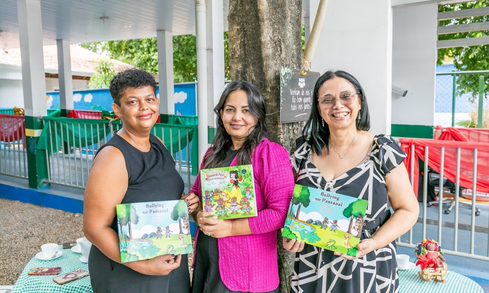 Professoras de Cuiabá escrevem livros infantis para ensinar respeito, empatia e cuidado com o meio ambiente