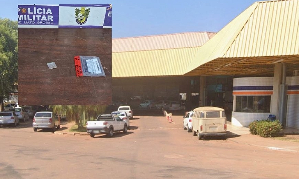 Homem surta, ameaça funcionário e depreda rodoviária de Rondonópolis