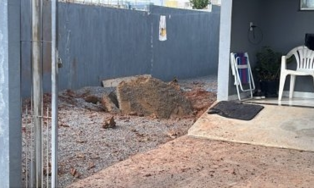 Explosão em fossa arremessa concreto e deixa morador em estado grave em Sorriso
