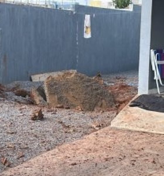 Explosão em fossa arremessa concreto e deixa morador em estado grave em Sorriso