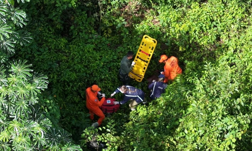 Buscas do Ciopaer levam à localização de idoso desaparecido em área de mata em Sorriso