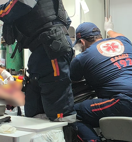 Jovem é ferido a facadas durante assalto em Cuiabá