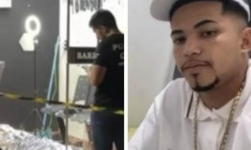 Jovem é executado a tiros dentro de barbearia em Sorriso