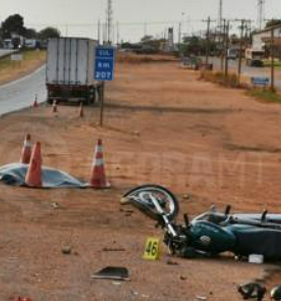 Motociclista morre em acidente na BR-364 em Rondonópolis
