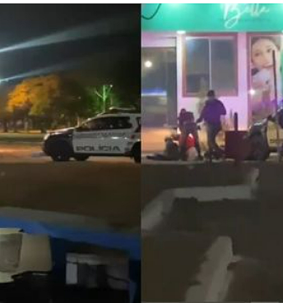 Dupla de moto em alta velocidade é atropelada por PMs