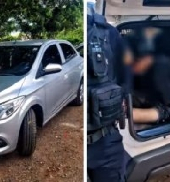 Dupla armada rende mulher e rouba carro nas proximidades de hospital em Cuiab�
