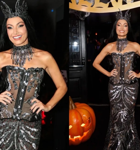 Patrícia Poeta comemora aniversário com festa de Halloween e convidados famosos